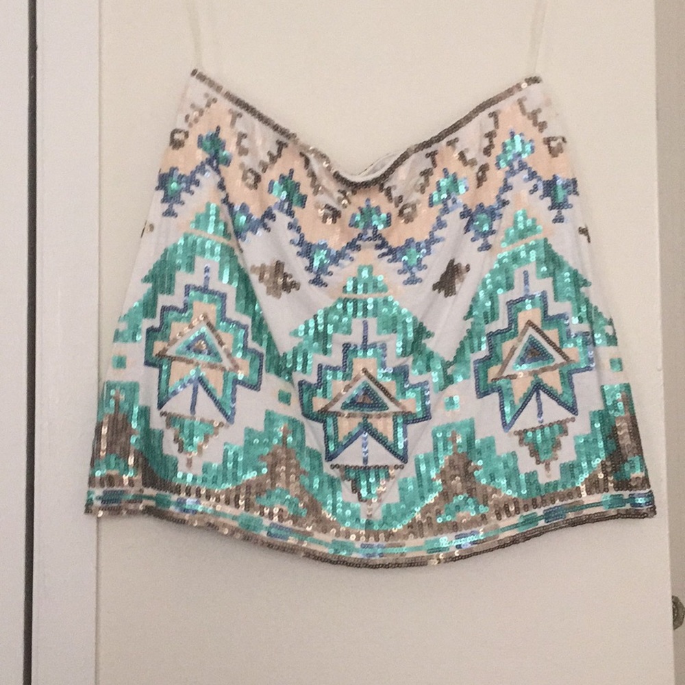 Sequined mini squirt